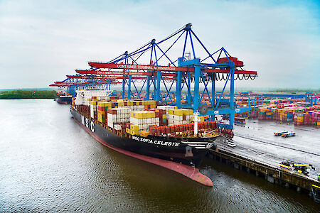 MSC setzt Investitionen im Hamburger Hafen fort