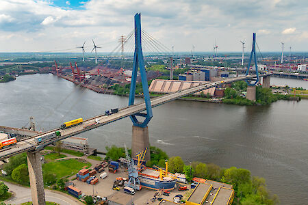 Weitere Schritte bei der Realisierung des Ersatzneubaus Köhlbrandbrücke